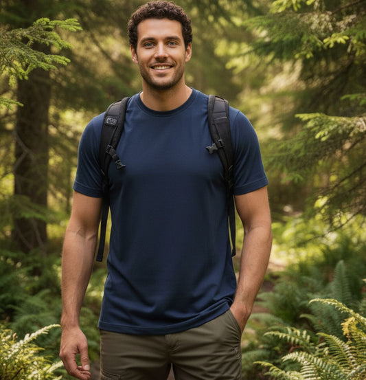 100% Merino Wool T-shirt for Men + GIFT 1 pair of Merino Wool socks