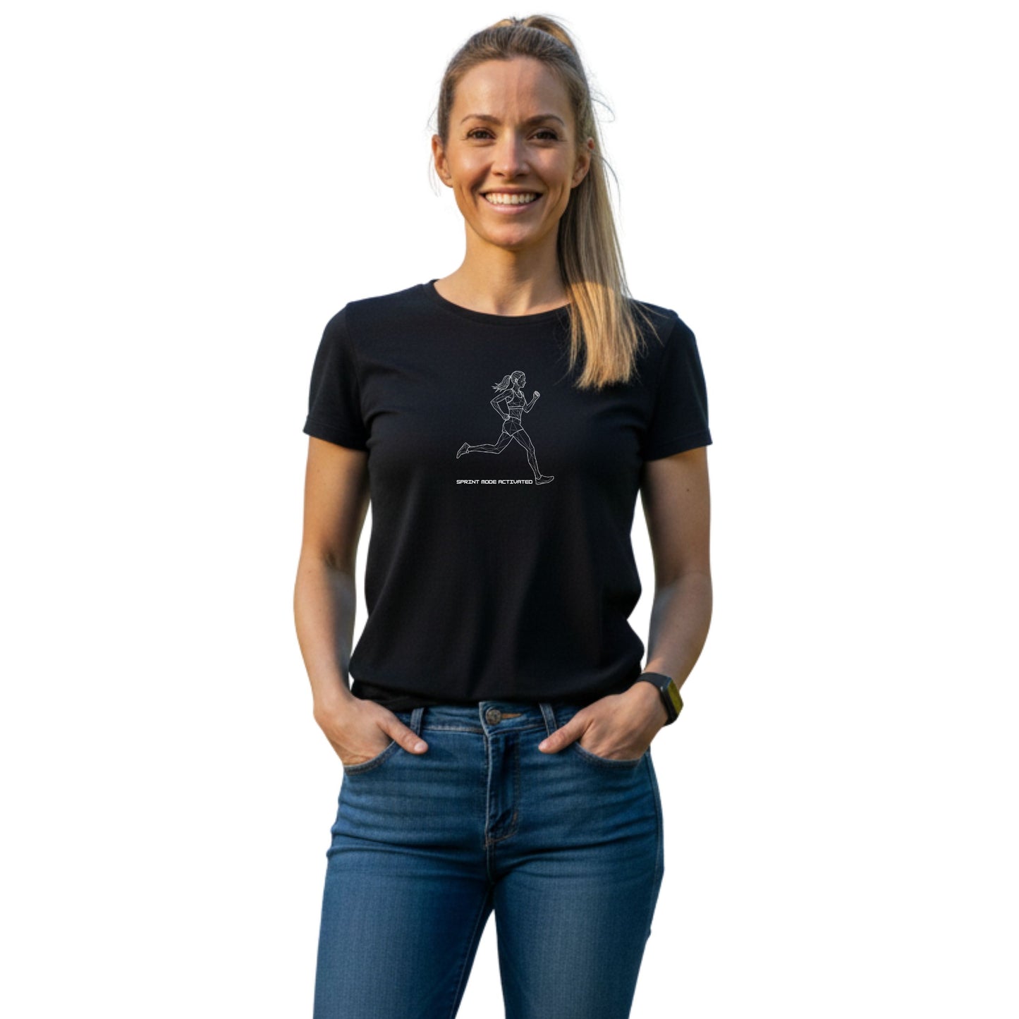 Sprint Mode Activated - Дамска Тениска