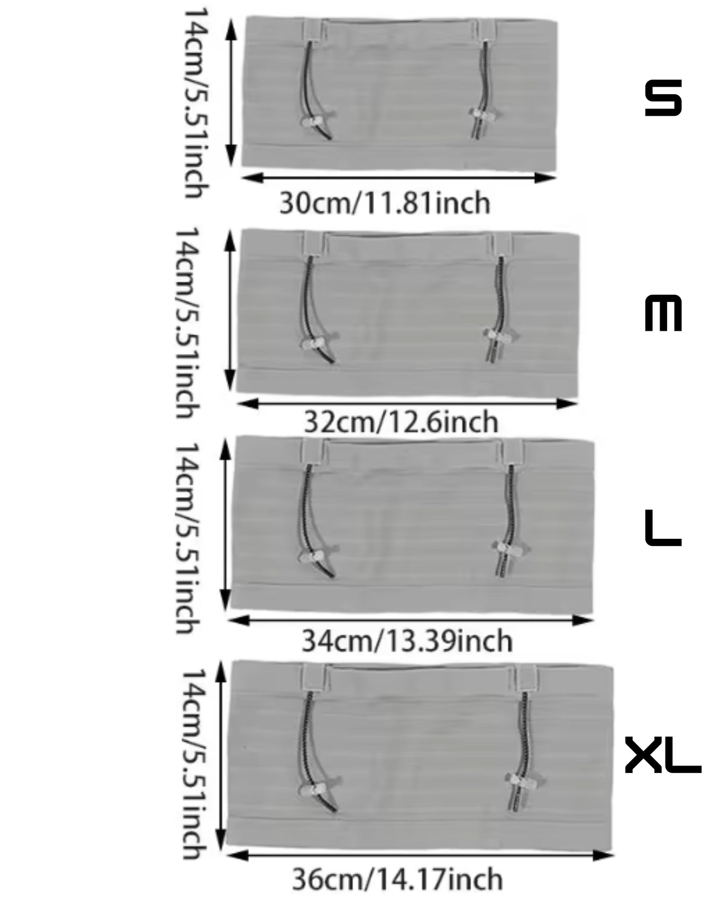 Ceinture de trail à plusieurs compartiments