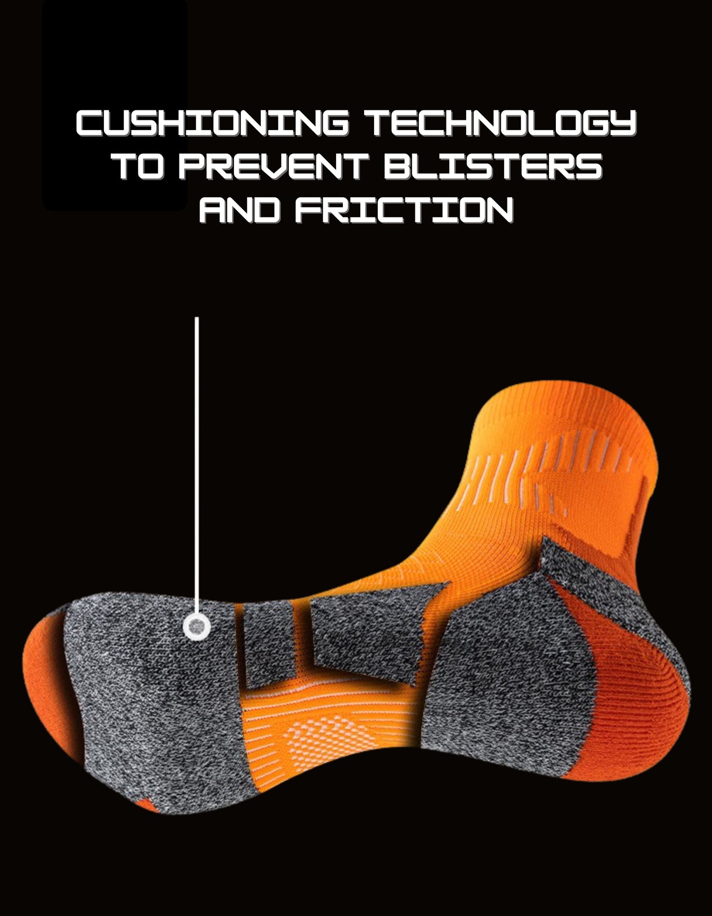 Calcetines para correr. Compra 2 par y recibe 3 gratis.