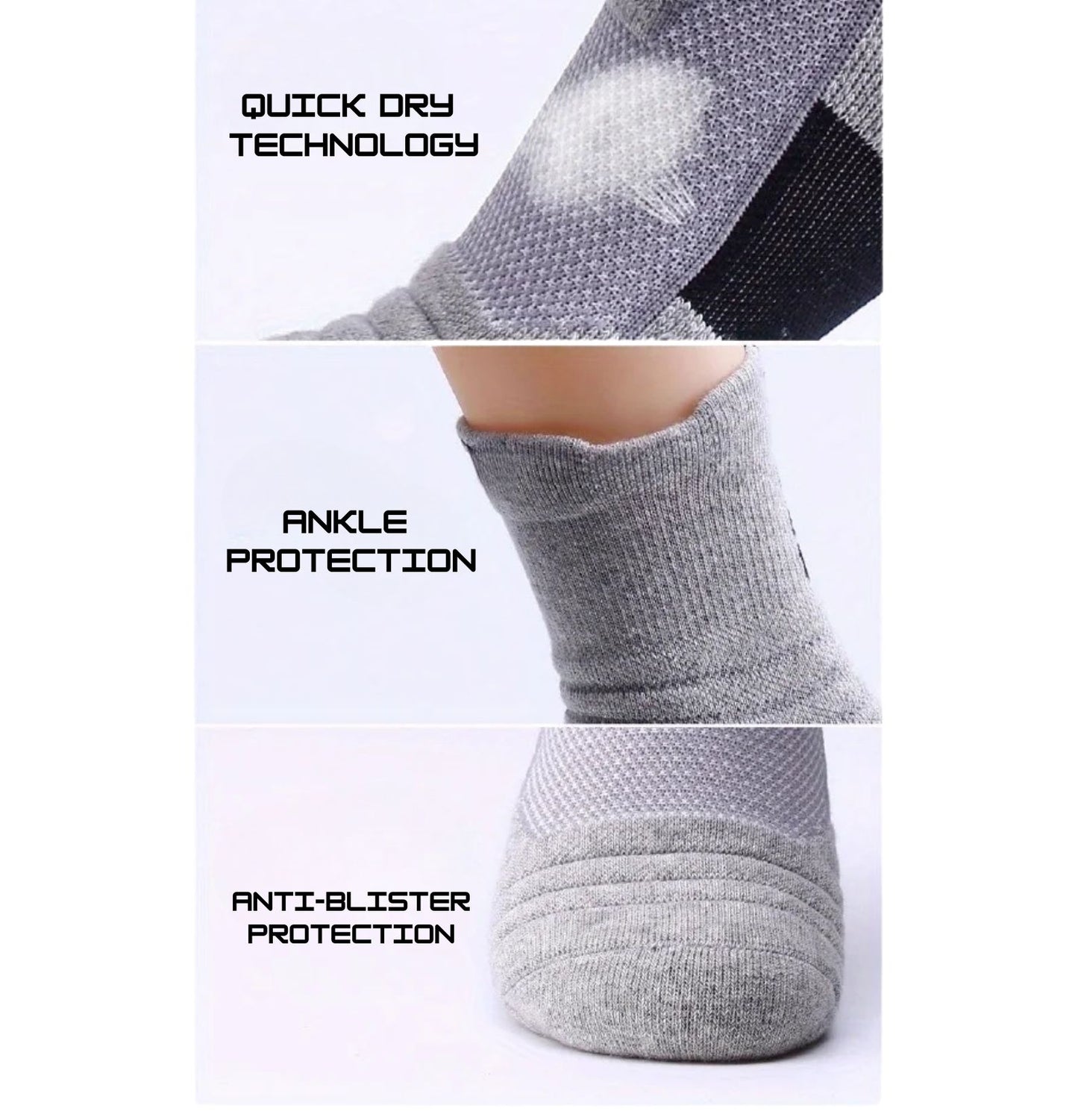 Skarpetki do biegania. Kup 1 parę, a 2 dostaniesz gratis!